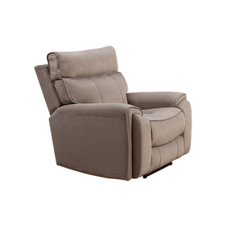 Dynasty 2+1+1 Electric Fabric Recliner Suite - Latte
