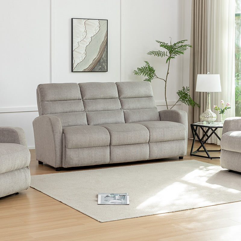 Echo 3 +1+1 Fabric Recliner Lounge Suite - Grey