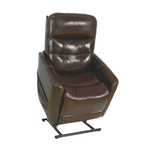 Theorem Ealing Lift & Recline Leather Armchair - Walnut