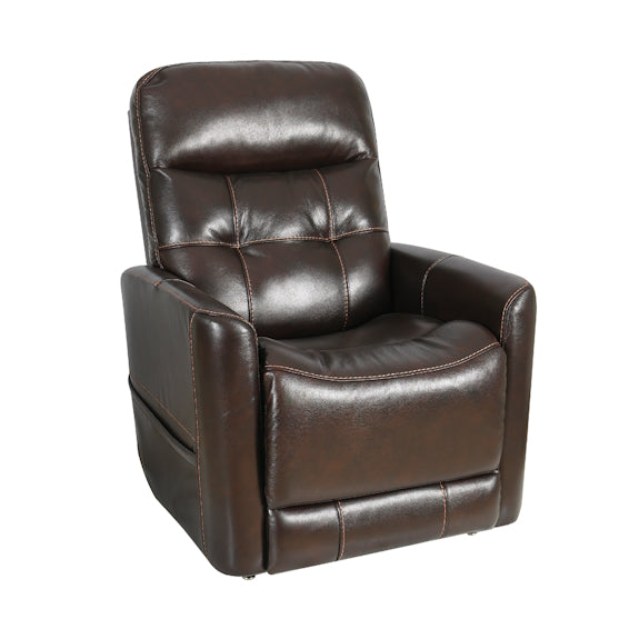 Theorem Ealing Lift & Recline Leather Armchair - Walnut