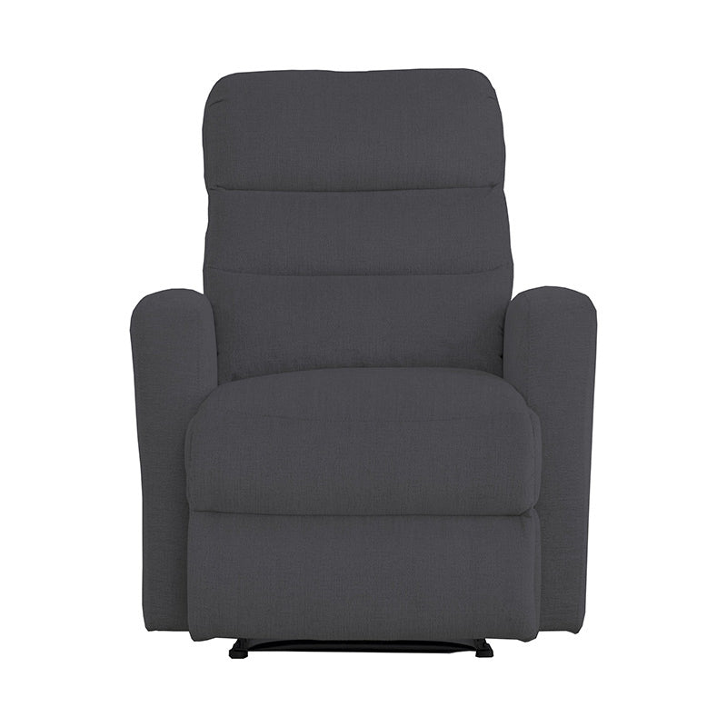 Echo 3 +1+1 Fabric Recliner Lounge Suite - Charcoal