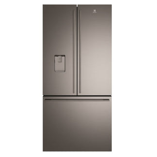 Electrolux 491L French Door Fridge Freezer with Water Dispenser - Dark Stainless Steel (UltimateTaste 700)