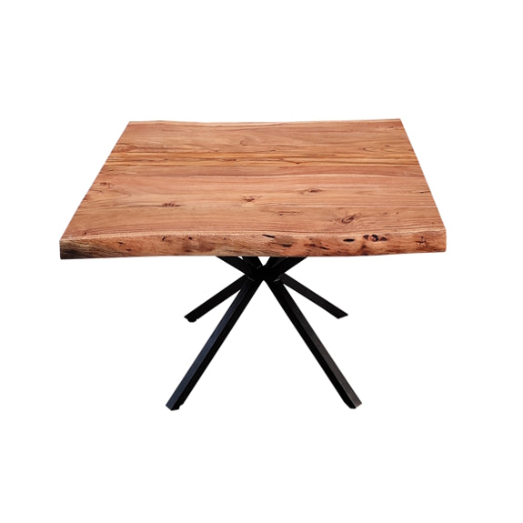 Elba Live Edge Medium Lamp Table - Natural/Black