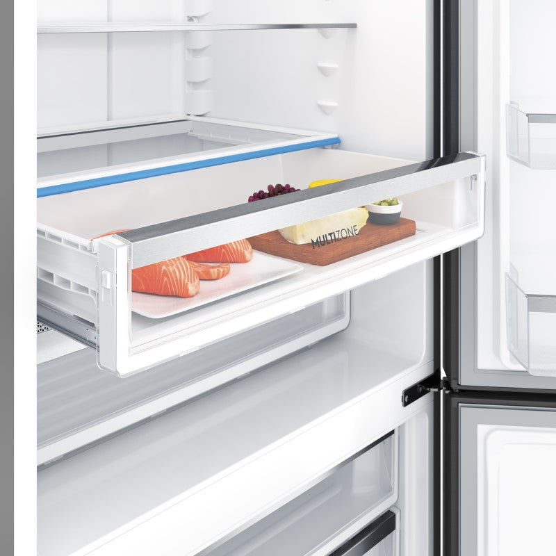 Electrolux 496L Bottom Mount Fridge Freezer - Matte Black (UltimateTaste 500)