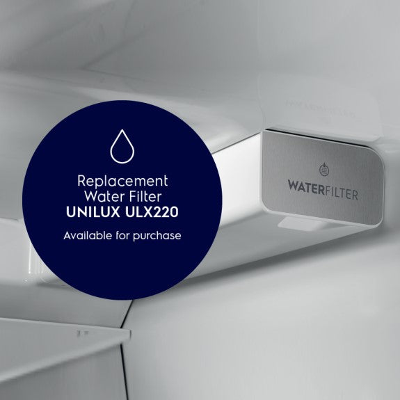 Electrolux 491L French Door Fridge Freezer with Water Dispenser - Dark Stainless Steel (UltimateTaste 700)