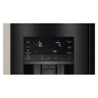 Electrolux 609L French Door Fridge Freezer with Ice & Water Dispenser - Matte Black (UltimateTaste 900)