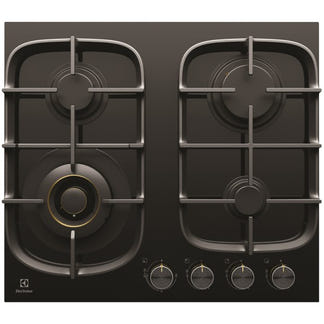 Electrolux UltimateTaste 500 60cm Gas Cooktop - Black Glass