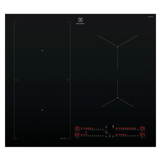 Electrolux 60cm 4 Zone Induction Cooktop - SenseFry - Black (Series 700)