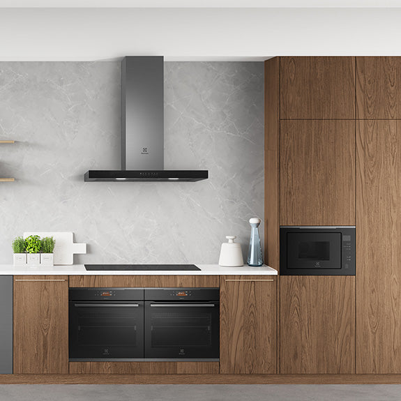 Electrolux UltimateTaste 500 Built-In Combination Microwave Oven - Dark Stainless Steel