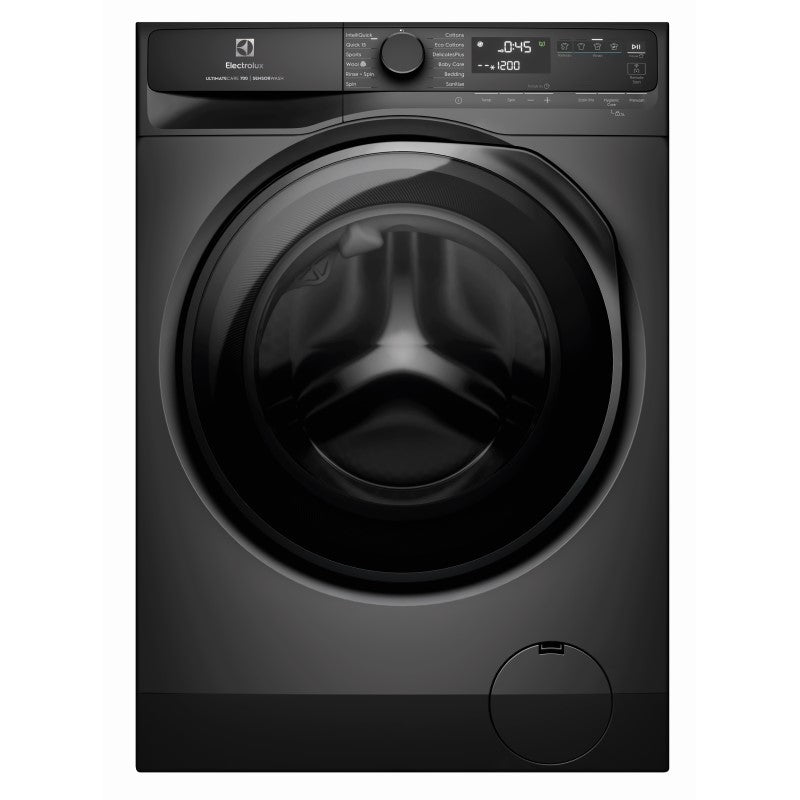 Electrolux 9kg UltimateCare 700 Series Front Load Washing Machine - Dark Onyx