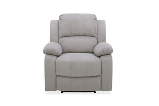 Estate 3+1+1 Fabric Recliner Lounge Suite - Light Grey