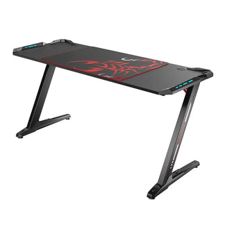 Eureka Ergonomic Z60 Gaming Desk with RGB Lights - Black