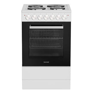 Euromaid 50cm Electric Freestanding Cooker - White