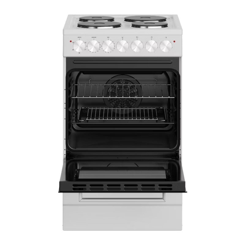 Euromaid 50cm Electric Freestanding Cooker - White