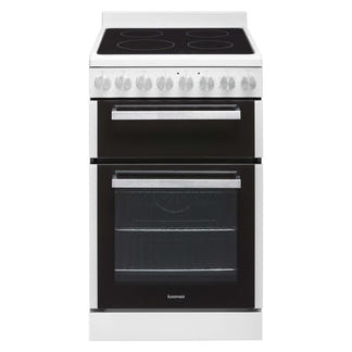 Euromaid 54cm Freestanding Electric Cooker - White