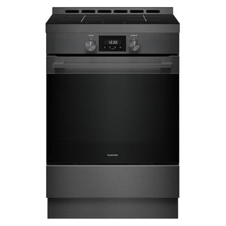 Euromaid 60cm 11 Function Pyrolytic Induction Freestanding Cooker - Dark Stainless Steel