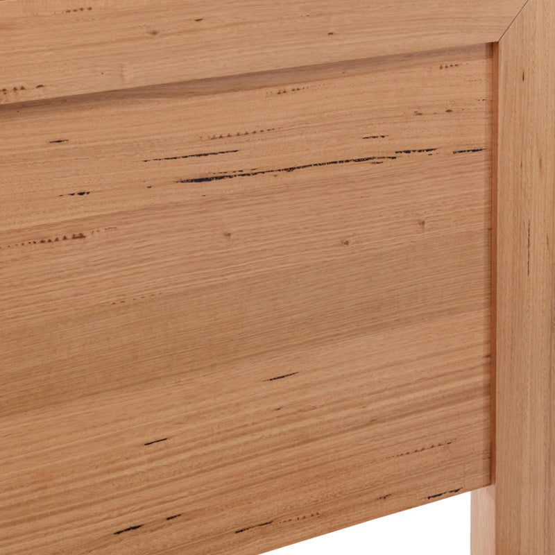 Eva 4 Piece Queen Timber Bedroom Suite - Messmate/Natural