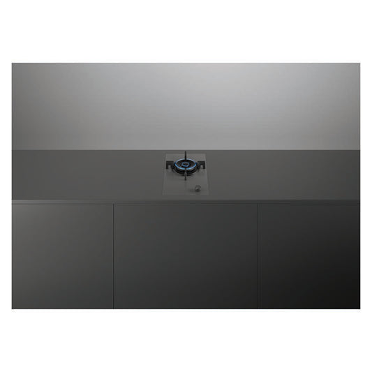 Fisher & Paykel 30cm Series 9 1 Burner Gas Cooktop LPG - Grey Glass