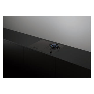 Fisher & Paykel 30cm Series 9 1 Burner Gas Cooktop NG - Black Glass