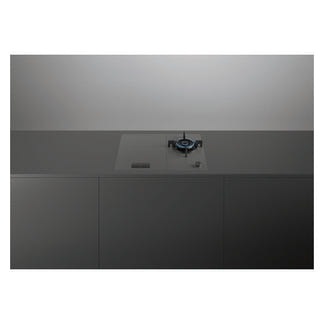 Fisher & Paykel 30cm Series 9 1 Burner Gas Cooktop - Grey Glass