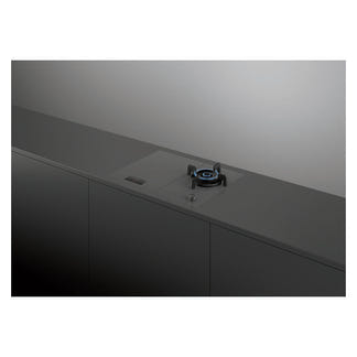 Fisher & Paykel 30cm Series 9 1 Burner Gas Cooktop - Grey Glass