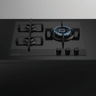 Fisher & Paykel 60cm Series 9 3 Burner Gas Cooktop, LPG