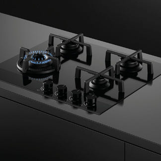 Fisher & Paykel 60cm Series 9 4 Burner Gas Cooktop, LPG