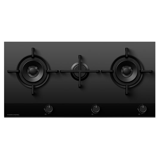 Fisher & Paykel 90cm Series 9 3 Burner Gas Cooktop, LPG