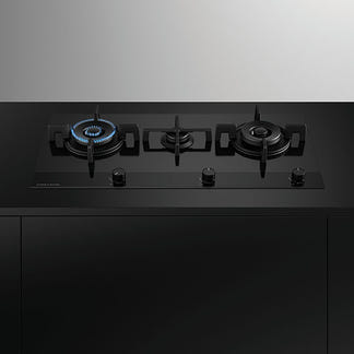 Fisher & Paykel 90cm Series 9 3 Burner Gas Cooktop, Natural Gas