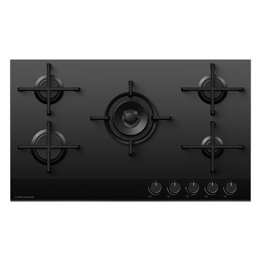 Fisher & Paykel 90cm Series 9 5 Burner Gas Cooktop, LPG