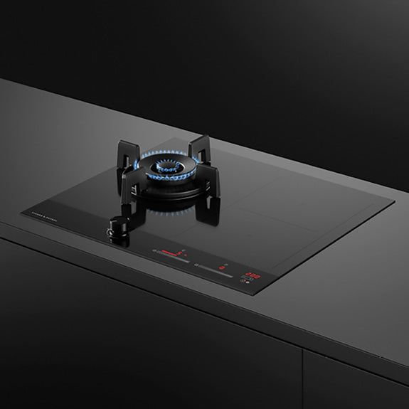 Fisher & Paykel 60cm Series 9 1 Burner + 2 Zone Hybrid Cooktop, 2 SmartZones, LPG