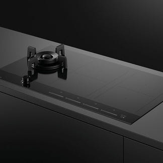 Fisher & Paykel 90cm Series 9 1 Burner + 4 Zone Hybrid Cooktop, 2 SmartZones, LPG
