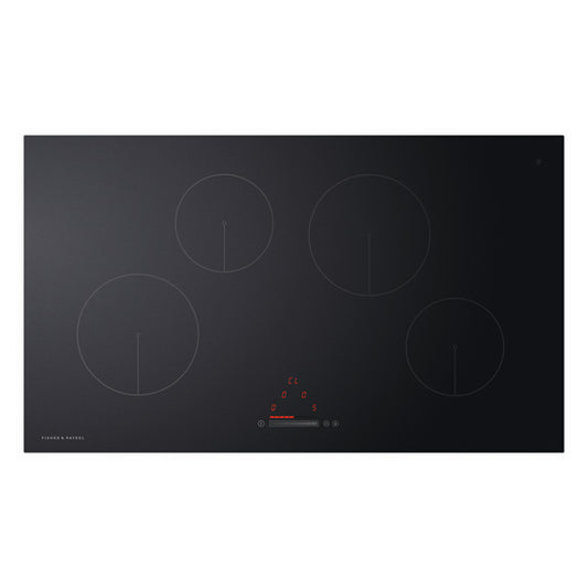 Fisher & Paykel 90cm 4 Zone Induction Cooktop - Black Glass (Series 5)