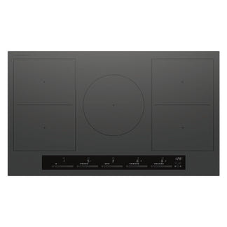 Fisher & Paykel 90cm 5 Zone Induction Cooktop: 2 Smart Zones (Series 7) - Grey