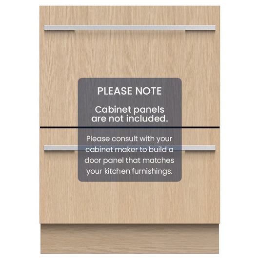 Fisher & Paykel 60cm Integrated Double DishDrawer