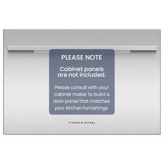 Fisher & Paykel Series 9, Integrated Single DishDrawer Dishwasher