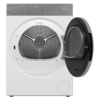 Fisher & Paykel 8kg Smart Heat Pump Condenser Dryer - Woolmark Black - White (Series 5)