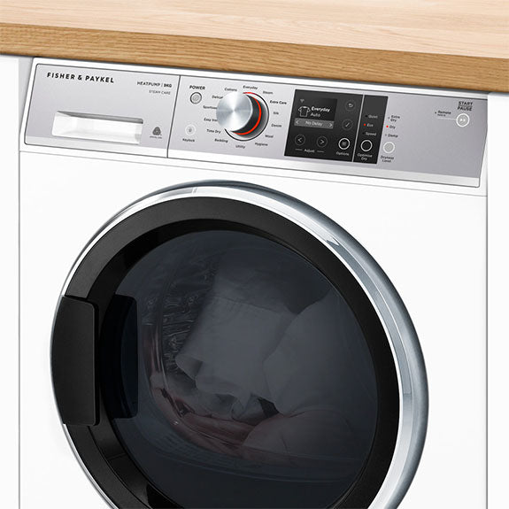 Fisher & Paykel 9kg Series 9 Heat Pump Dryer, Steam Care