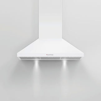 Fisher & Paykel 90cm Canopy Rangehood - White