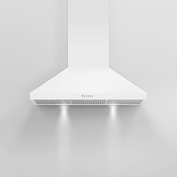 Fisher & Paykel 90cm Canopy Rangehood - White