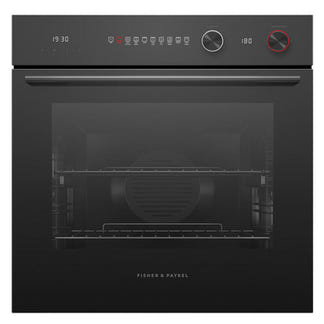 Fisher & Paykel 60cm 9 Function Contemporary Pyrolytic Oven - Black Glass (Series 7)