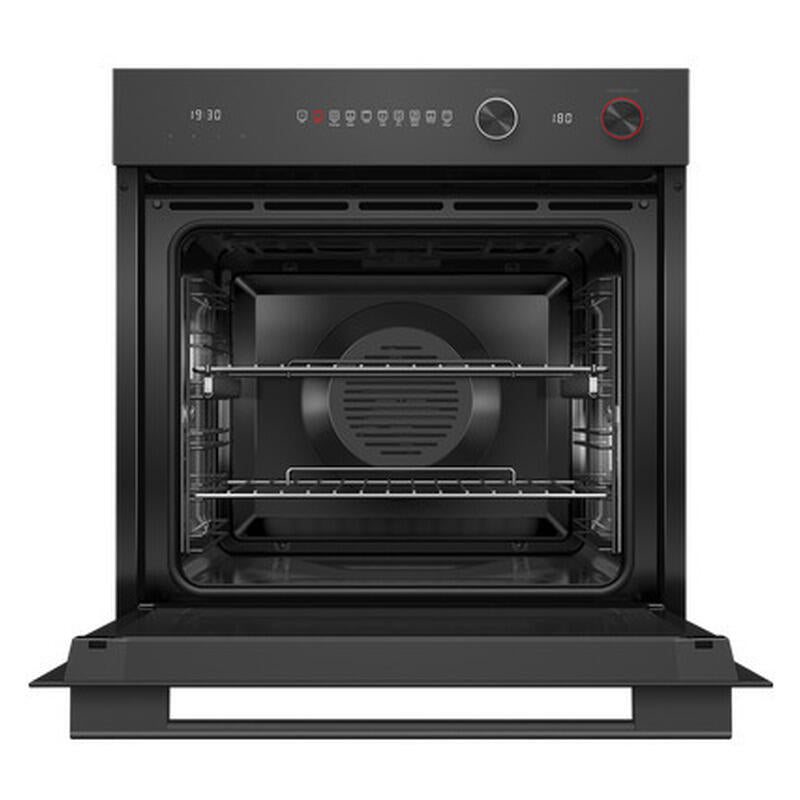 Fisher & Paykel 60cm 9 Function Contemporary Pyrolytic Oven - Black Glass (Series 7)