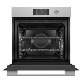 Fisher & Paykel 60cm Contemporary Pyrolytic Oven - Brushed Silver Glass (Series 7)