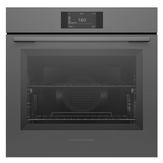 Fisher & Paykel 60cm Minimal Pyrolytic Oven - Grey Glass (Series 7)