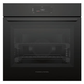 Fisher & Paykel 60cm Minimal Pyrolytic Oven - Black Glass (Series 9)