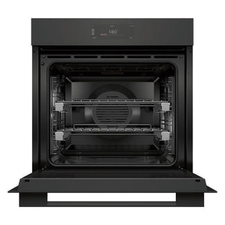 Fisher & Paykel 60cm Minimal Pyrolytic Oven - Black Glass (Series 9)