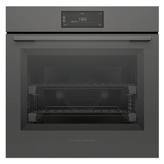 Fisher & Paykel 60cm Minimal Pyrolytic Oven - Grey Glass (Series 9)
