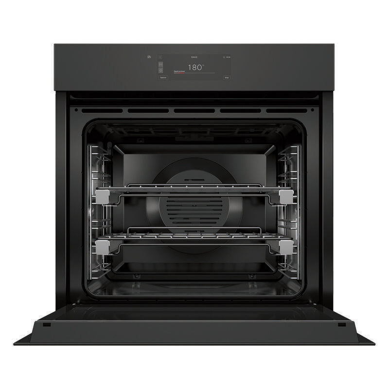 Fisher & Paykel 60cm Minimal Handleless Pyrolytic Oven - Black Glass (Series 11)
