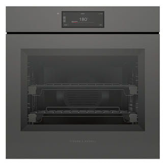Fisher & Paykel 60cm Minimal Handleless Pyrolytic Oven - Grey Glass (Series 11)