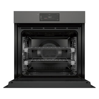 Fisher & Paykel 60cm Minimal Handleless Pyrolytic Oven - Grey Glass (Series 11)